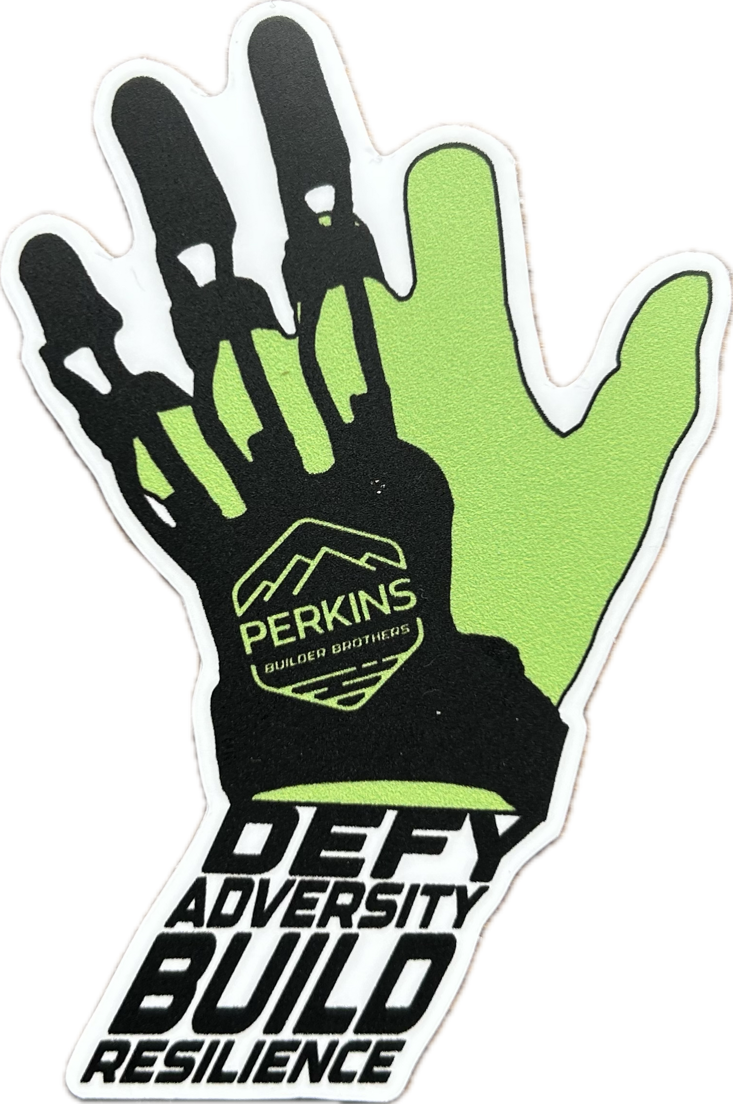 Pegatina Speed Square Smoky Mountains de 4"x1.5" - Perkins Builder Brothers