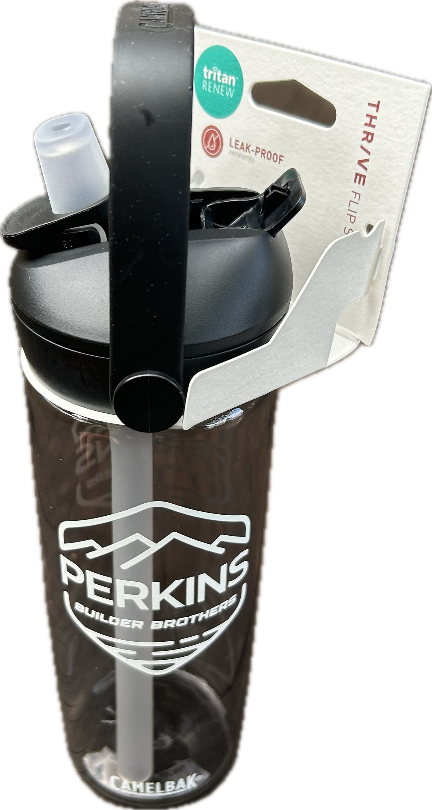 Botella de agua Camelbak Eddy+ de 25 oz - Logotipo de Perkins Builder Brothers