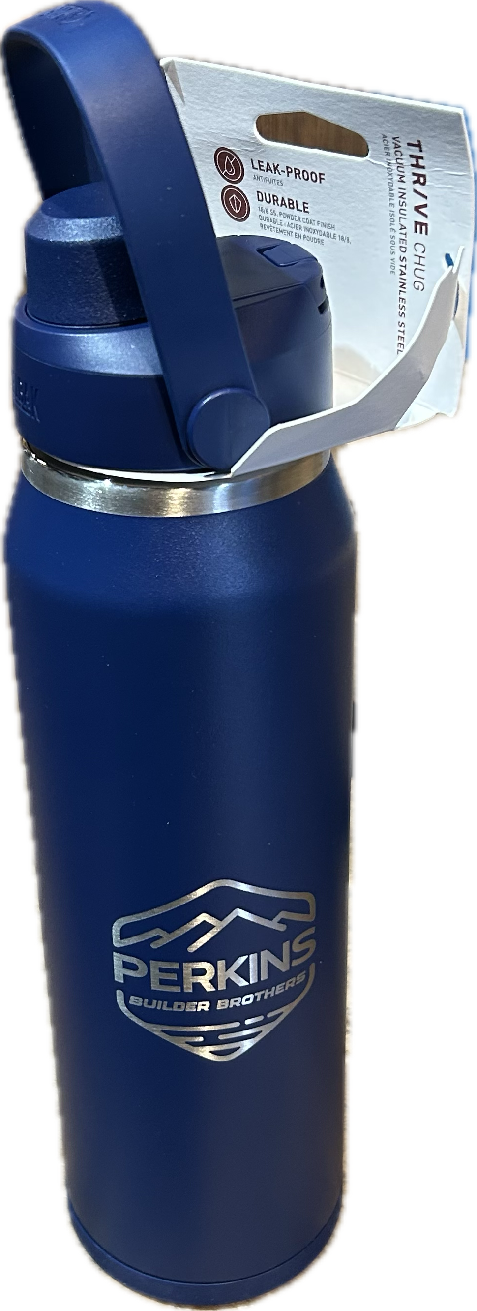Botella de agua Camelbak Chute Mag de 32 oz - Logotipo de Perkins Builder Brothers