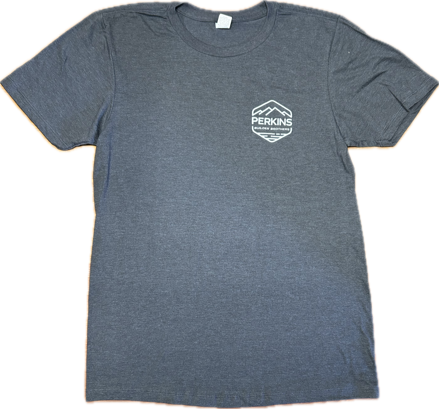 Camiseta para hombre - Alcachofa - Logotipo desgastado de Perkins Builder Brothers
