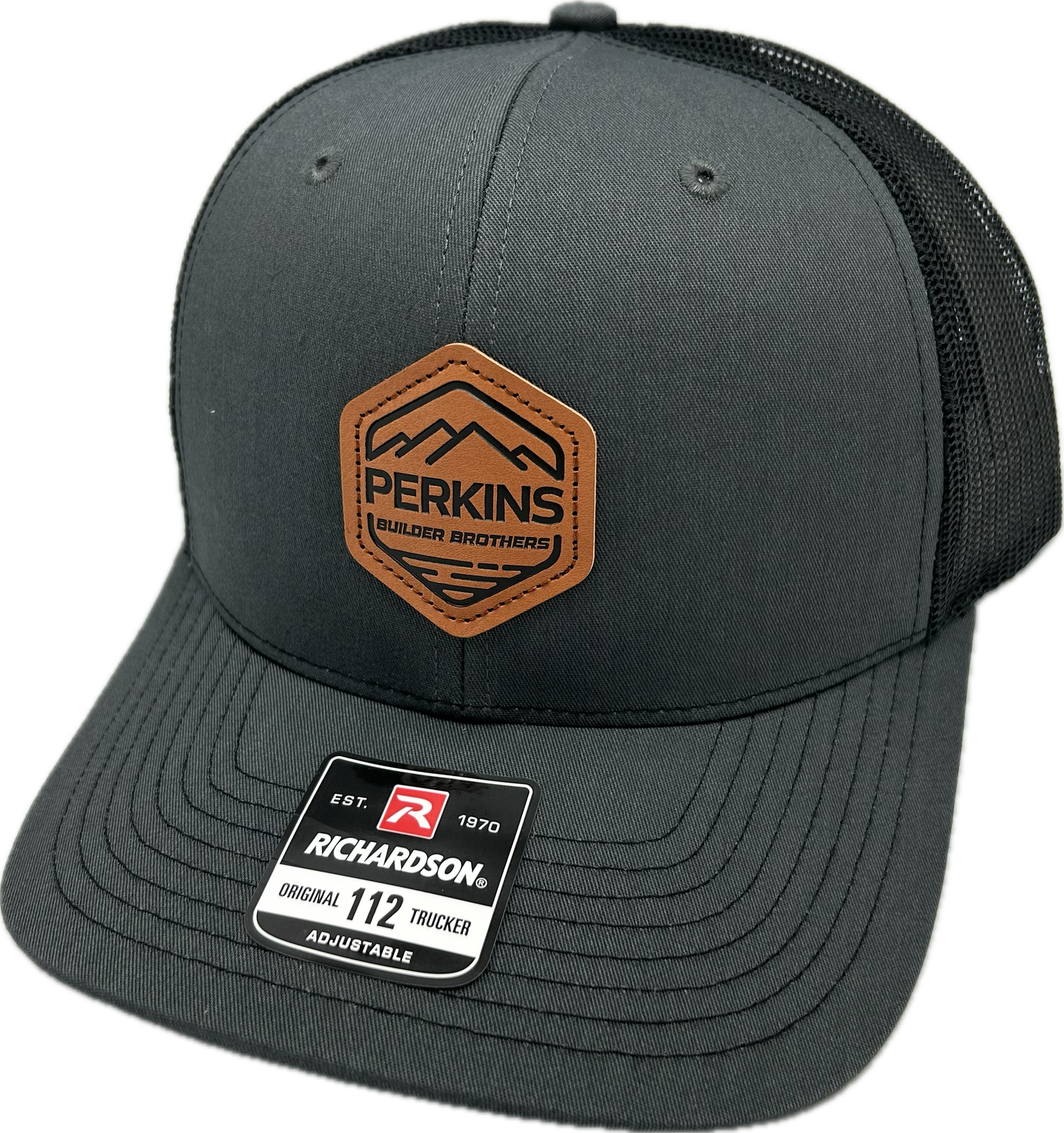 Sombrero con parche de cuero Perkins Builder Brothers