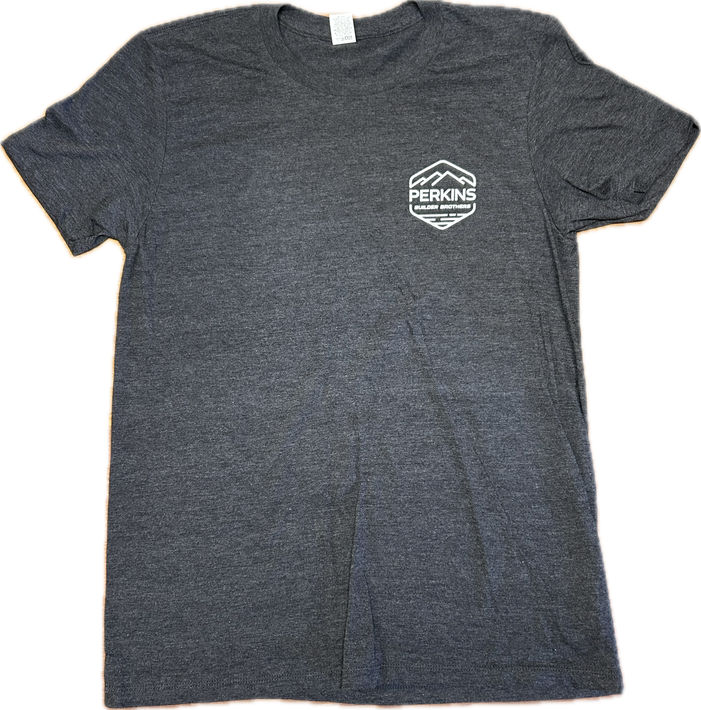 Camiseta para hombre - Alcachofa - Logotipo desgastado de Perkins Builder Brothers