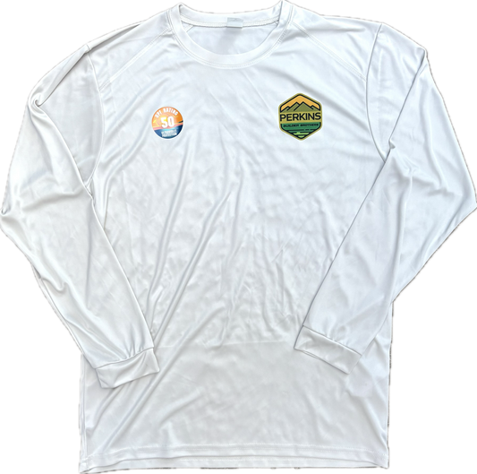 (Blem) UPF 50+ Long Sleeve No-Sun Shirt - Speed Square Mountians