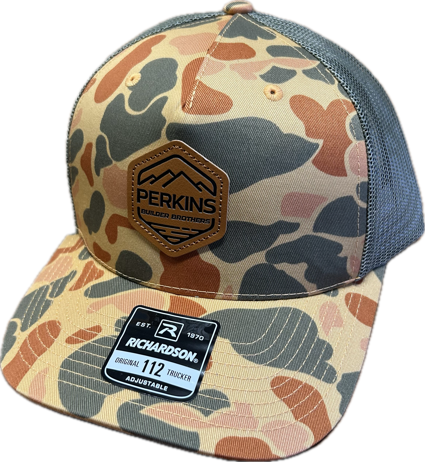 Sombrero con parche de cuero Perkins Builder Brothers