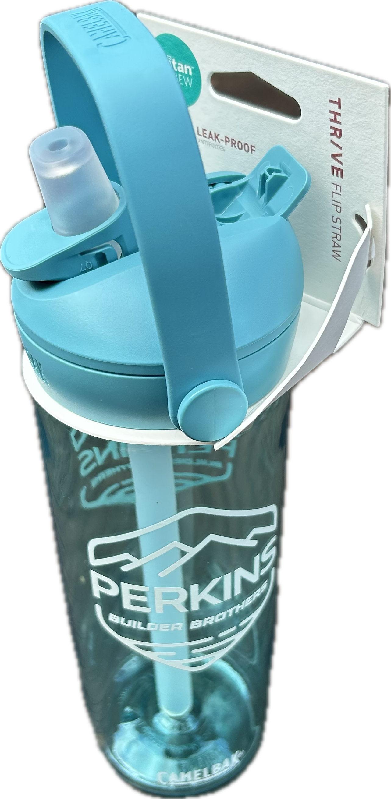 Botella de agua Camelbak Eddy+ de 25 oz - Logotipo de Perkins Builder Brothers