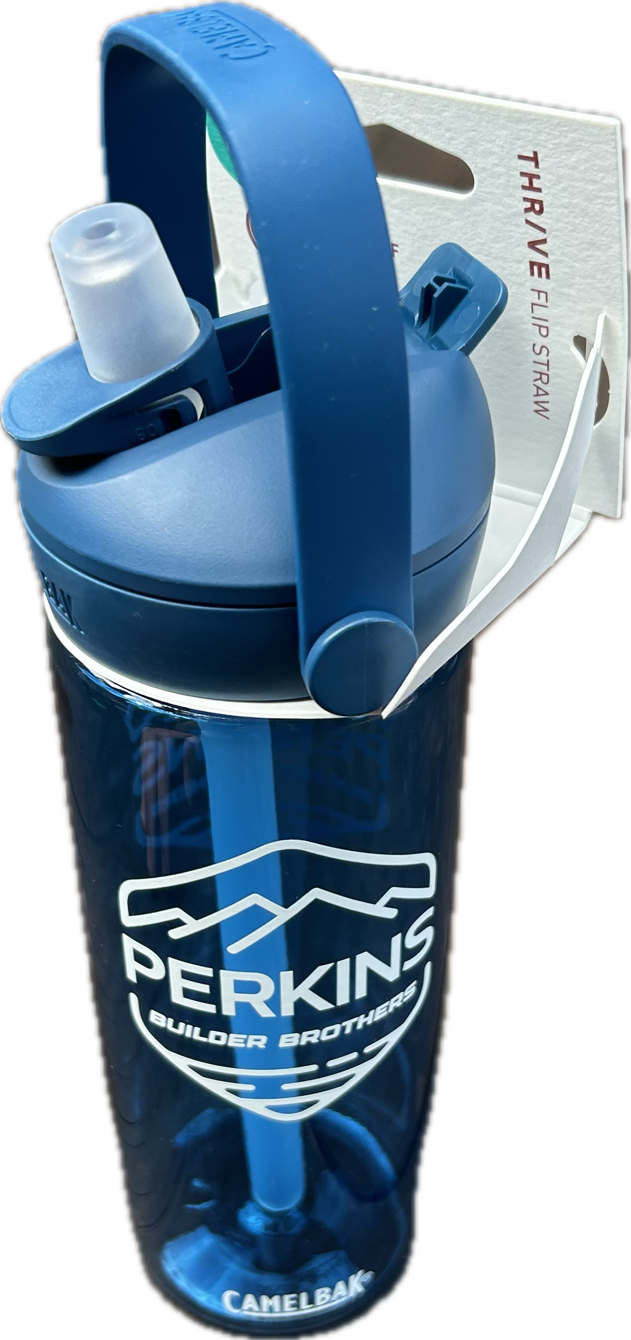 Botella de agua Camelbak Eddy+ de 25 oz - Logotipo de Perkins Builder Brothers