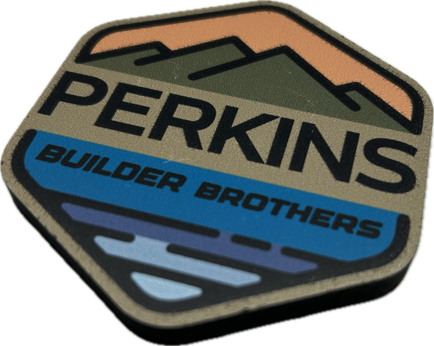 Full Color Patch Logo Magnet - Perkins Builder Brothers