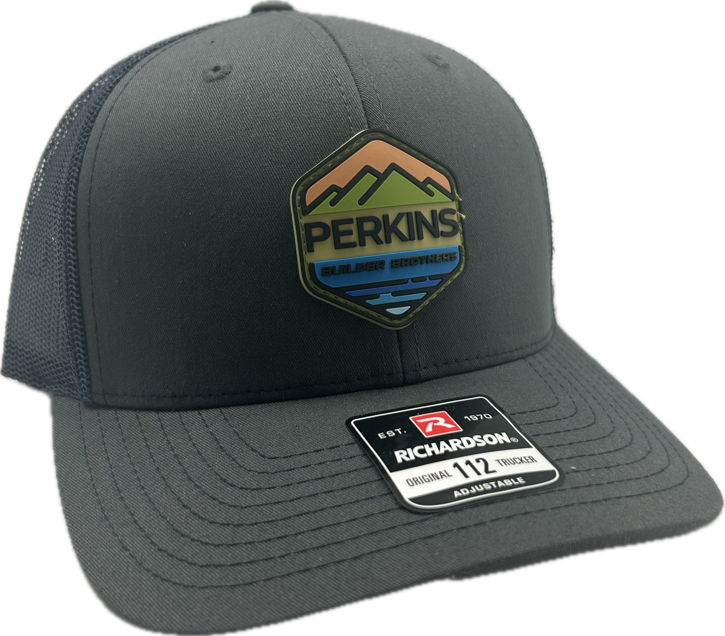 Parche de goma a todo color Perkins Builder Brothers