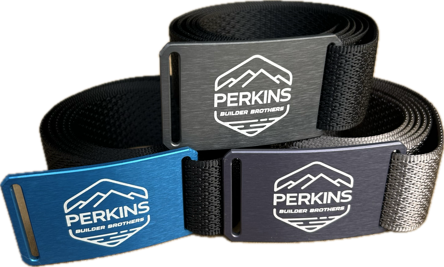 GRIP6 Belt - Perkins Builder Brothers Logo