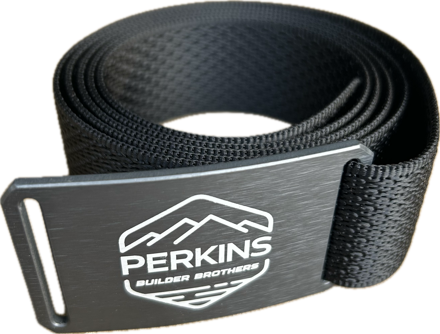 GRIP6 Belt - Perkins Builder Brothers Logo