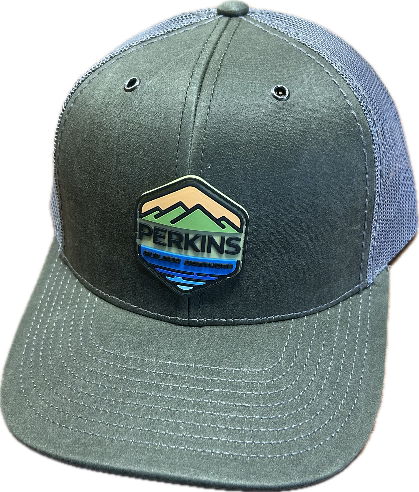 Parche de goma a todo color Perkins Builder Brothers