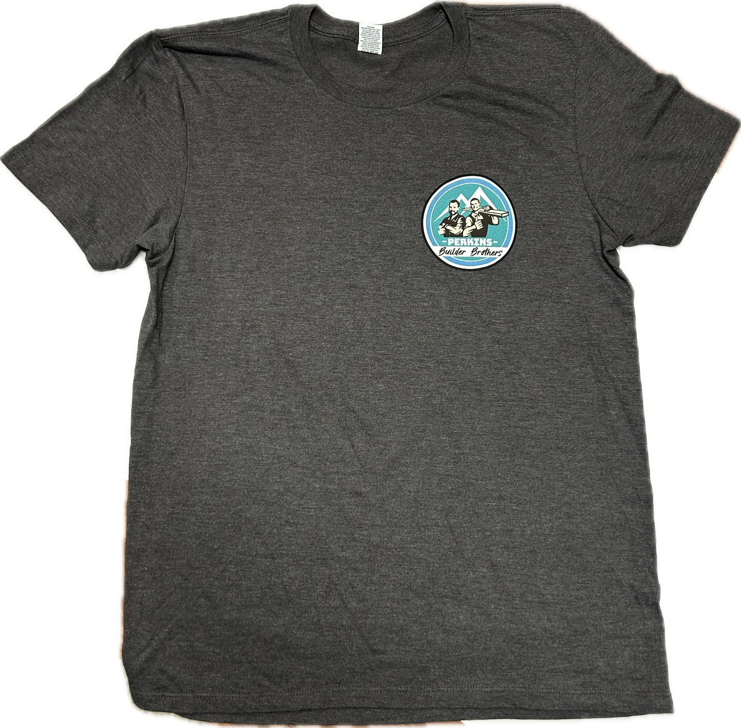 Camiseta para hombre - Alcachofa - Logotipo desgastado de Perkins Builder Brothers