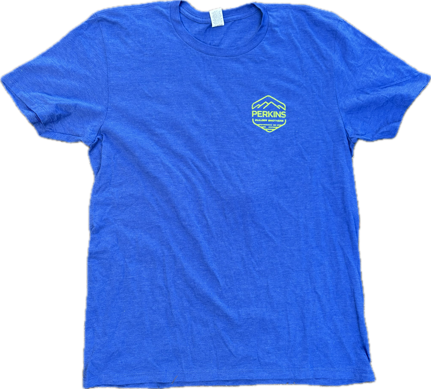 Camiseta para hombre - Alcachofa - Logotipo desgastado de Perkins Builder Brothers