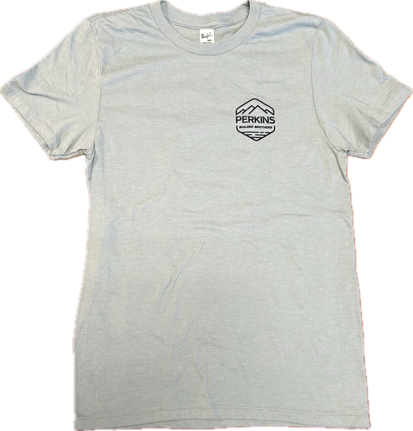 Camiseta para hombre - Carbón - Perkins Builder Brothers Logo Retro Stripes